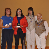 Women's Foil Medalists